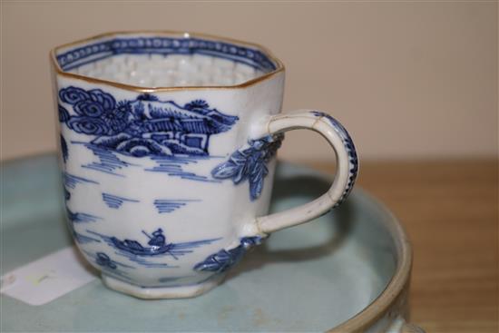 A group of Chinese porcelain and wood stands (10)